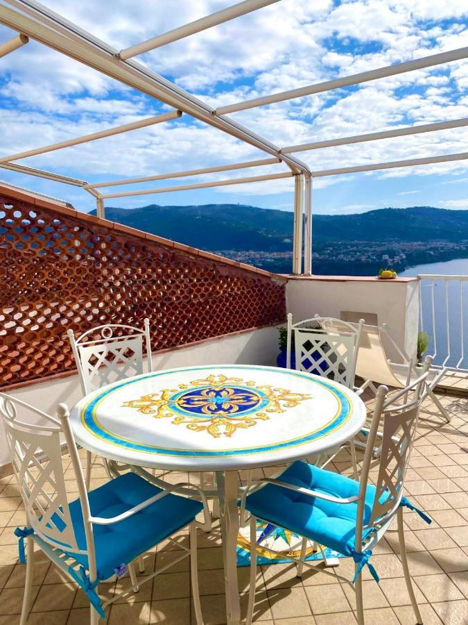 Bella Vista House-Sorrento Coast - Free Parking-Solarium Apartment Vico Equense Exterior photo