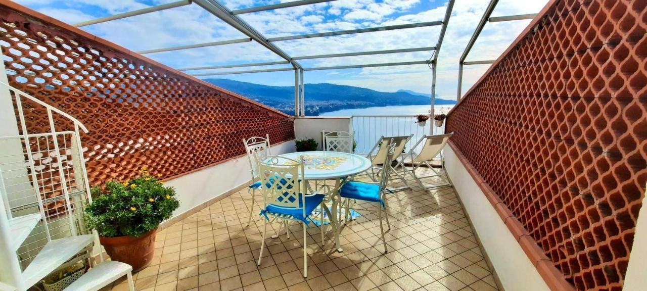 Bella Vista House-Sorrento Coast - Free Parking-Solarium Apartment Vico Equense Exterior photo